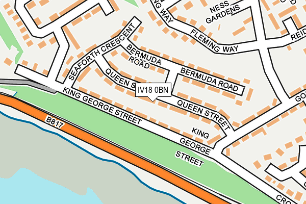 IV18 0BN map - OS OpenMap – Local (Ordnance Survey) IV18 0BN map - OS OpenMap – Local (Ordnance Survey)