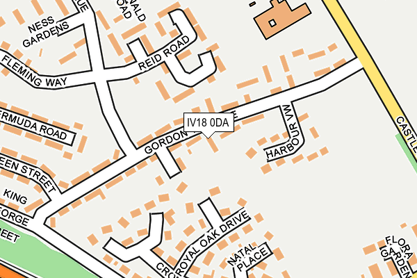 IV18 0DA map - OS OpenMap – Local (Ordnance Survey) IV18 0DA map - OS OpenMap – Local (Ordnance Survey)