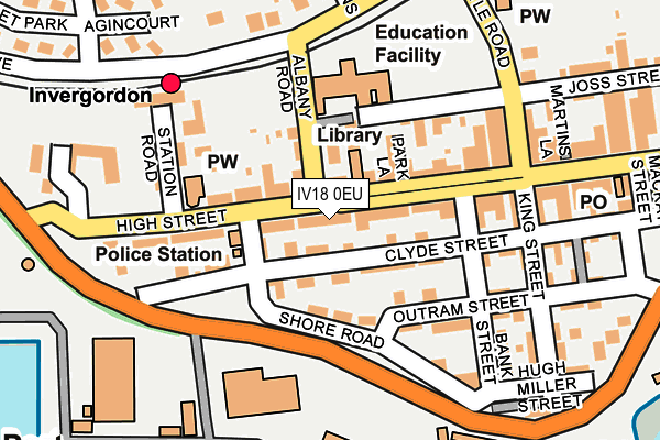 IV18 0EU map - OS OpenMap – Local (Ordnance Survey) IV18 0EU map - OS OpenMap – Local (Ordnance Survey)