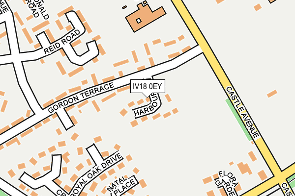IV18 0EY map - OS OpenMap – Local (Ordnance Survey) IV18 0EY map - OS OpenMap – Local (Ordnance Survey)