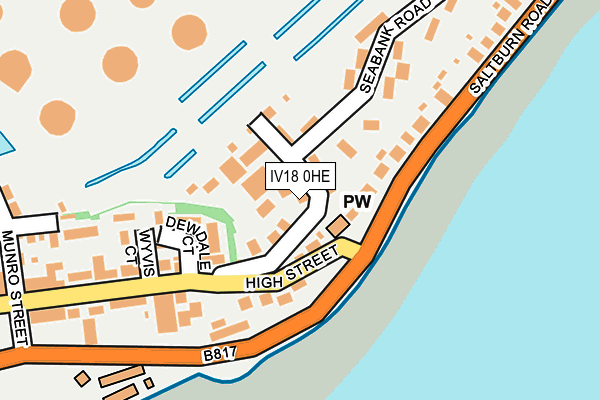 IV18 0HE map - OS OpenMap – Local (Ordnance Survey) IV18 0HE map - OS OpenMap – Local (Ordnance Survey)