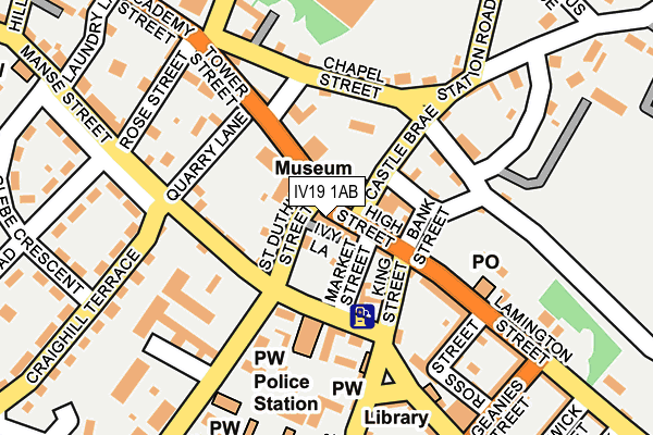IV19 1AB map - OS OpenMap – Local (Ordnance Survey) IV19 1AB map - OS OpenMap – Local (Ordnance Survey)