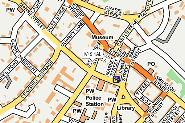IV19 1AL map - OS OpenMap – Local (Ordnance Survey) IV19 1AL map - OS OpenMap – Local (Ordnance Survey)