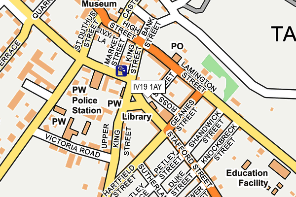 IV19 1AY map - OS OpenMap – Local (Ordnance Survey) IV19 1AY map - OS OpenMap – Local (Ordnance Survey)