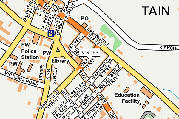 IV19 1BB map - OS OpenMap – Local (Ordnance Survey) IV19 1BB map - OS OpenMap – Local (Ordnance Survey)