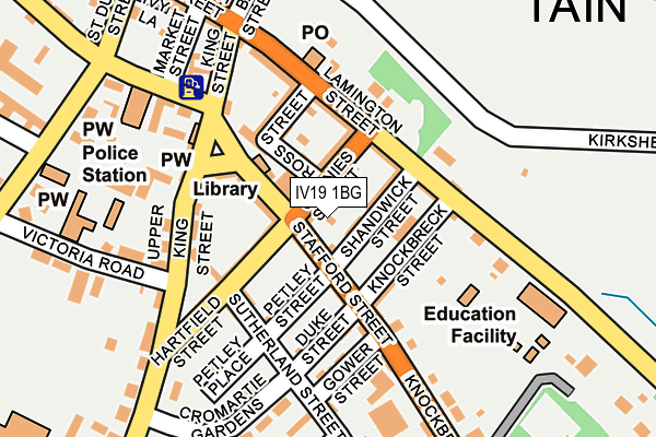 IV19 1BG map - OS OpenMap – Local (Ordnance Survey) IV19 1BG map - OS OpenMap – Local (Ordnance Survey)