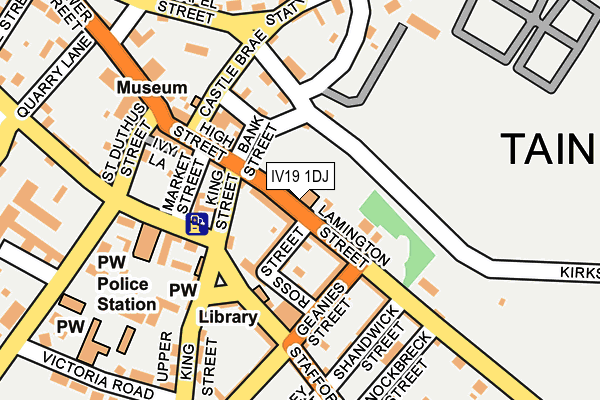 IV19 1DJ map - OS OpenMap – Local (Ordnance Survey) IV19 1DJ map - OS OpenMap – Local (Ordnance Survey)