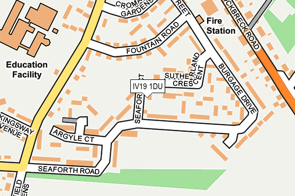 IV19 1DU map - OS OpenMap – Local (Ordnance Survey) IV19 1DU map - OS OpenMap – Local (Ordnance Survey)