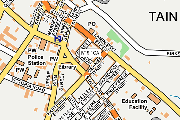 IV19 1GA map - OS OpenMap – Local (Ordnance Survey) IV19 1GA map - OS OpenMap – Local (Ordnance Survey)