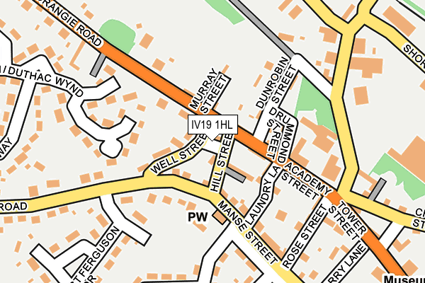 IV19 1HL map - OS OpenMap – Local (Ordnance Survey) IV19 1HL map - OS OpenMap – Local (Ordnance Survey)