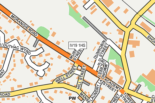 IV19 1HS map - OS OpenMap – Local (Ordnance Survey) IV19 1HS map - OS OpenMap – Local (Ordnance Survey)