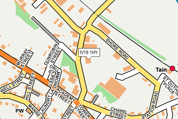 IV19 1HY map - OS OpenMap – Local (Ordnance Survey) IV19 1HY map - OS OpenMap – Local (Ordnance Survey)