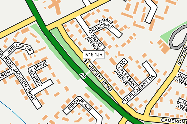 IV19 1JR map - OS OpenMap – Local (Ordnance Survey) IV19 1JR map - OS OpenMap – Local (Ordnance Survey)