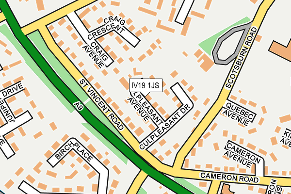 IV19 1JS map - OS OpenMap – Local (Ordnance Survey) IV19 1JS map - OS OpenMap – Local (Ordnance Survey)