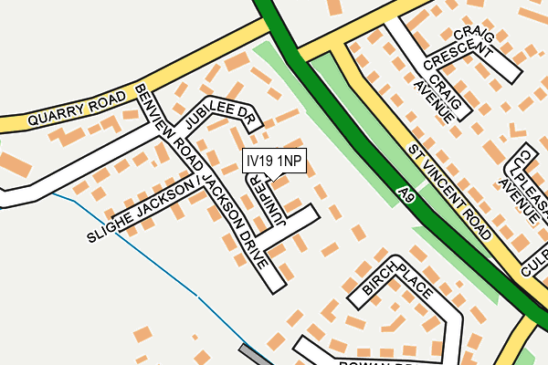 IV19 1NP map - OS OpenMap – Local (Ordnance Survey) IV19 1NP map - OS OpenMap – Local (Ordnance Survey)