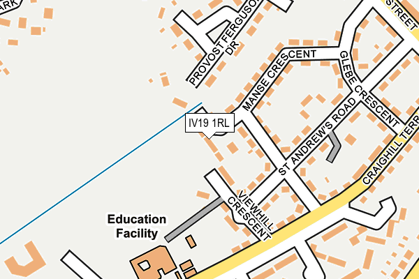 IV19 1RL map - OS OpenMap – Local (Ordnance Survey) IV19 1RL map - OS OpenMap – Local (Ordnance Survey)