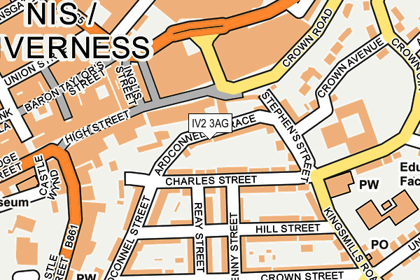 IV2 3AG map - OS OpenMap – Local (Ordnance Survey) IV2 3AG map - OS OpenMap – Local (Ordnance Survey)