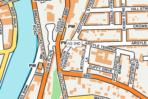 IV2 3HD map - OS OpenMap – Local (Ordnance Survey) IV2 3HD map - OS OpenMap – Local (Ordnance Survey)