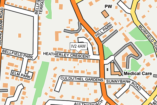 IV2 4AW map - OS OpenMap – Local (Ordnance Survey) IV2 4AW map - OS OpenMap – Local (Ordnance Survey)
