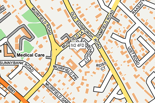 IV2 4FD map - OS OpenMap – Local (Ordnance Survey) IV2 4FD map - OS OpenMap – Local (Ordnance Survey)