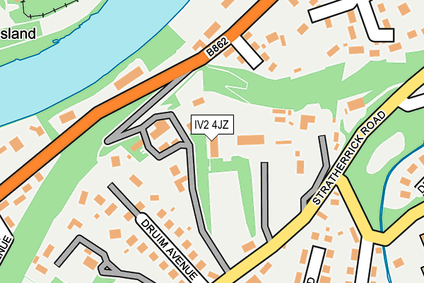 IV2 4JZ map - OS OpenMap – Local (Ordnance Survey) IV2 4JZ map - OS OpenMap – Local (Ordnance Survey)