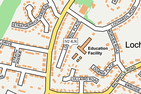 IV2 4LN map - OS OpenMap – Local (Ordnance Survey) IV2 4LN map - OS OpenMap – Local (Ordnance Survey)