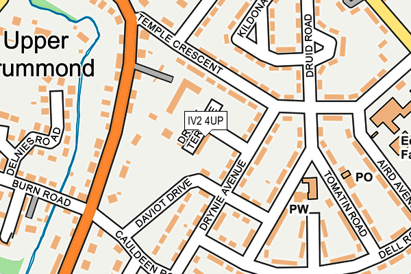 IV2 4UP map - OS OpenMap – Local (Ordnance Survey) IV2 4UP map - OS OpenMap – Local (Ordnance Survey)