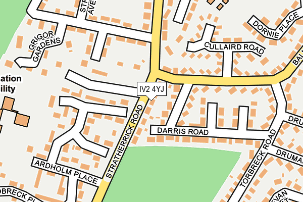 IV2 4YJ map - OS OpenMap – Local (Ordnance Survey) IV2 4YJ map - OS OpenMap – Local (Ordnance Survey)
