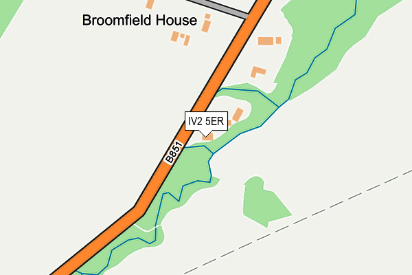 IV2 5ER map - OS OpenMap – Local (Ordnance Survey) IV2 5ER map - OS OpenMap – Local (Ordnance Survey)