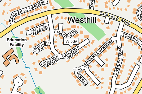 IV2 5GA map - OS OpenMap – Local (Ordnance Survey) IV2 5GA map - OS OpenMap – Local (Ordnance Survey)