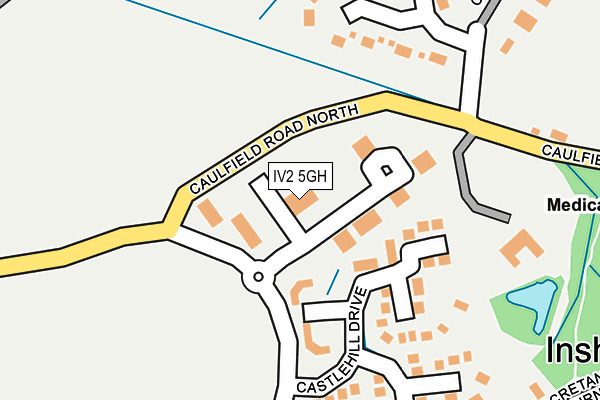 IV2 5GH map - OS OpenMap – Local (Ordnance Survey) IV2 5GH map - OS OpenMap – Local (Ordnance Survey)