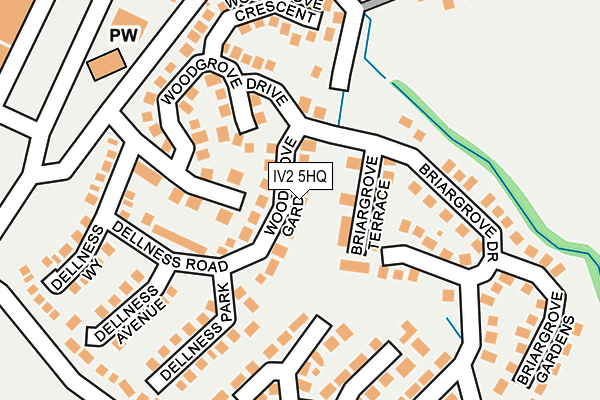 IV2 5HQ map - OS OpenMap – Local (Ordnance Survey) IV2 5HQ map - OS OpenMap – Local (Ordnance Survey)
