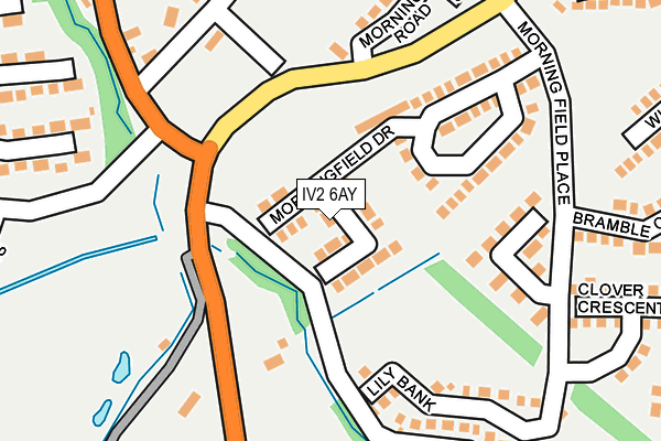 IV2 6AY map - OS OpenMap – Local (Ordnance Survey) IV2 6AY map - OS OpenMap – Local (Ordnance Survey)