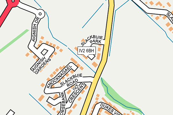 IV2 6BH map - OS OpenMap – Local (Ordnance Survey) IV2 6BH map - OS OpenMap – Local (Ordnance Survey)