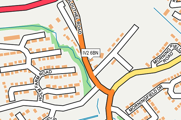 IV2 6BN map - OS OpenMap – Local (Ordnance Survey) IV2 6BN map - OS OpenMap – Local (Ordnance Survey)