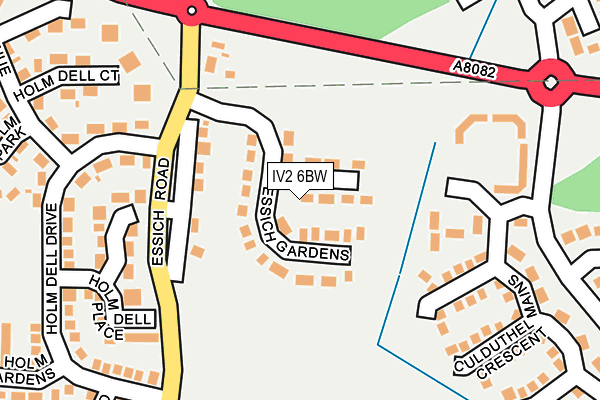 IV2 6BW map - OS OpenMap – Local (Ordnance Survey) IV2 6BW map - OS OpenMap – Local (Ordnance Survey)