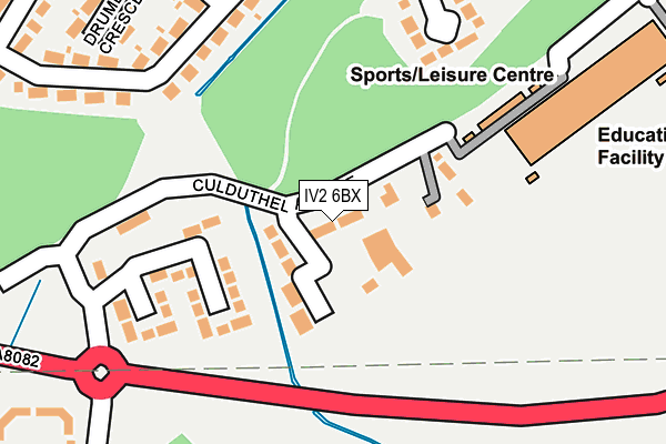 IV2 6BX map - OS OpenMap – Local (Ordnance Survey) IV2 6BX map - OS OpenMap – Local (Ordnance Survey)