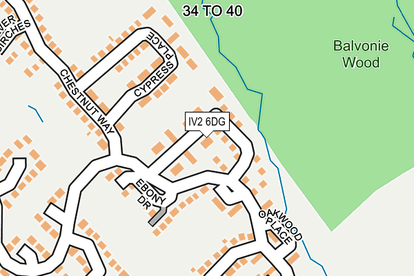 IV2 6DG map - OS OpenMap – Local (Ordnance Survey) IV2 6DG map - OS OpenMap – Local (Ordnance Survey)