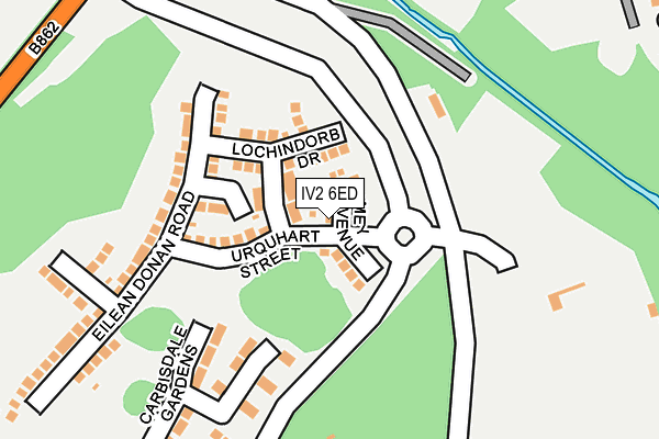 IV2 6ED map - OS OpenMap – Local (Ordnance Survey) IV2 6ED map - OS OpenMap – Local (Ordnance Survey)