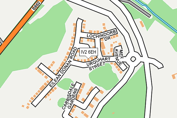 IV2 6EH map - OS OpenMap – Local (Ordnance Survey) IV2 6EH map - OS OpenMap – Local (Ordnance Survey)