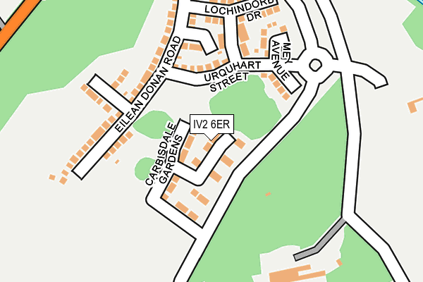 IV2 6ER map - OS OpenMap – Local (Ordnance Survey) IV2 6ER map - OS OpenMap – Local (Ordnance Survey)