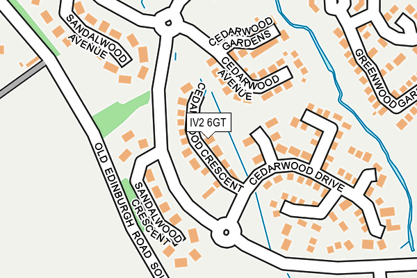 IV2 6GT map - OS OpenMap – Local (Ordnance Survey) IV2 6GT map - OS OpenMap – Local (Ordnance Survey)