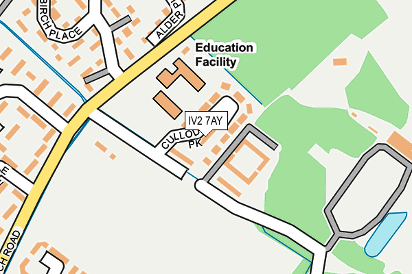 IV2 7AY map - OS OpenMap – Local (Ordnance Survey) IV2 7AY map - OS OpenMap – Local (Ordnance Survey)