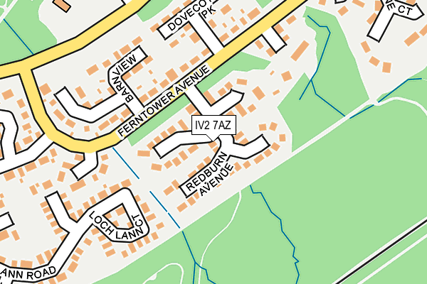 IV2 7AZ map - OS OpenMap – Local (Ordnance Survey) IV2 7AZ map - OS OpenMap – Local (Ordnance Survey)