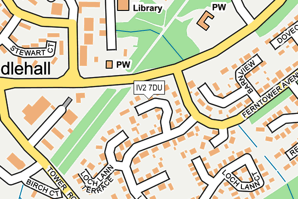 IV2 7DU map - OS OpenMap – Local (Ordnance Survey) IV2 7DU map - OS OpenMap – Local (Ordnance Survey)