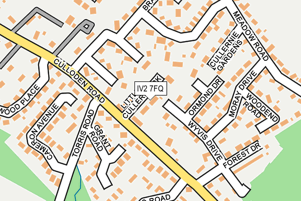IV2 7FQ map - OS OpenMap – Local (Ordnance Survey) IV2 7FQ map - OS OpenMap – Local (Ordnance Survey)
