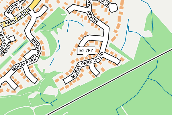 IV2 7FZ map - OS OpenMap – Local (Ordnance Survey) IV2 7FZ map - OS OpenMap – Local (Ordnance Survey)