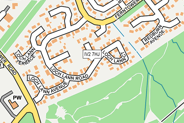 IV2 7HJ map - OS OpenMap – Local (Ordnance Survey) IV2 7HJ map - OS OpenMap – Local (Ordnance Survey)