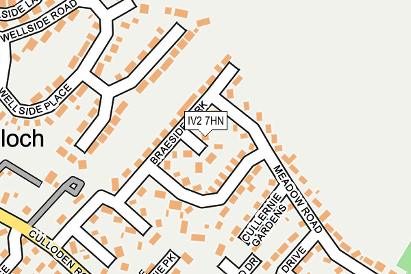 IV2 7HN map - OS OpenMap – Local (Ordnance Survey) IV2 7HN map - OS OpenMap – Local (Ordnance Survey)