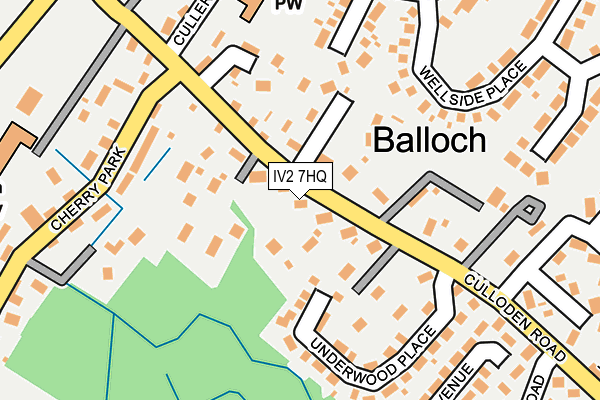 IV2 7HQ map - OS OpenMap – Local (Ordnance Survey) IV2 7HQ map - OS OpenMap – Local (Ordnance Survey)